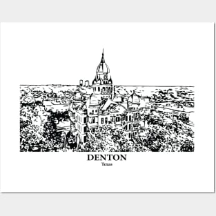 Denton - Texas Posters and Art